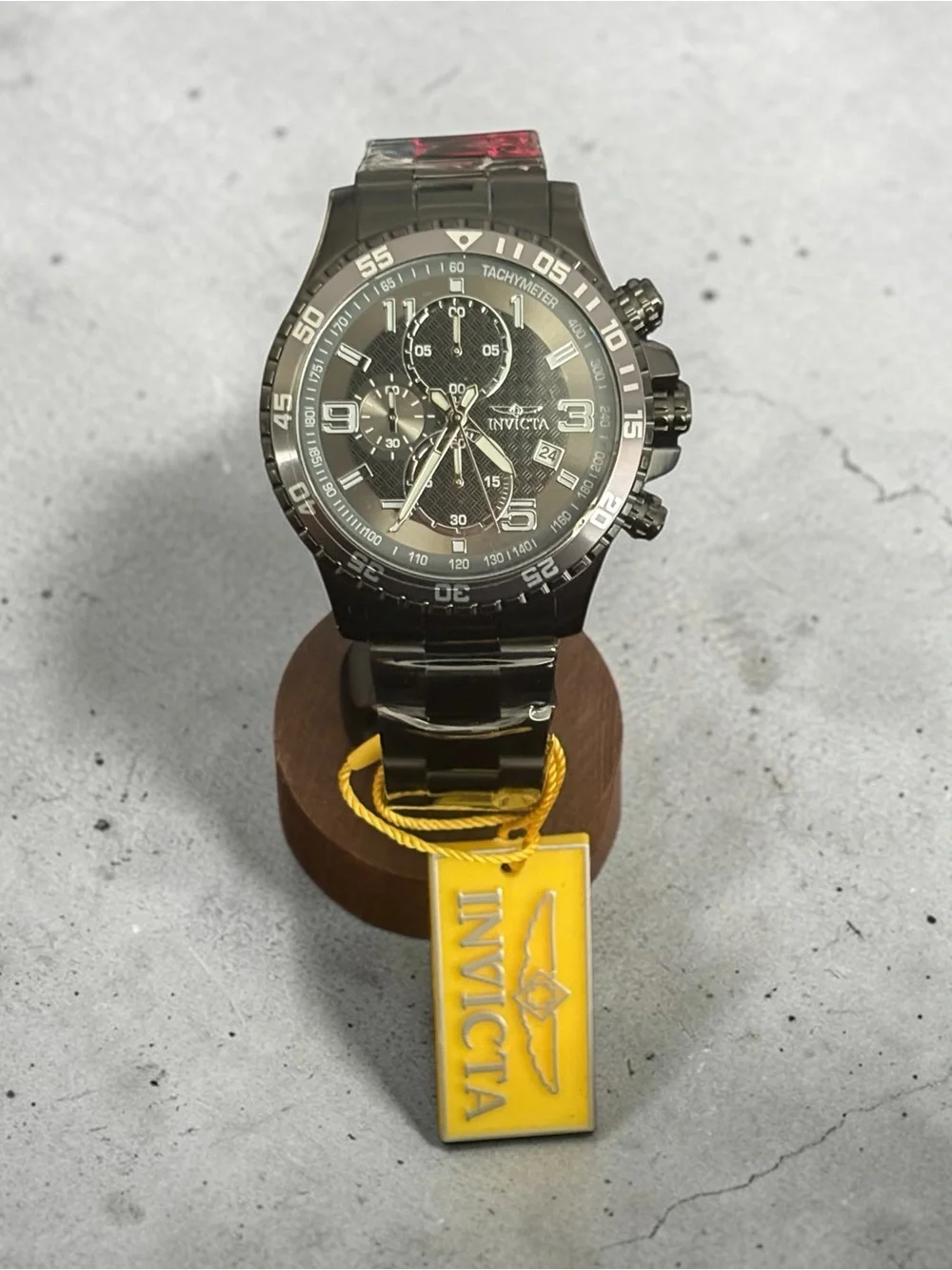 Invicta 69815 Specialty Chronograph 48mm Black Stainless Steel Watch NIB